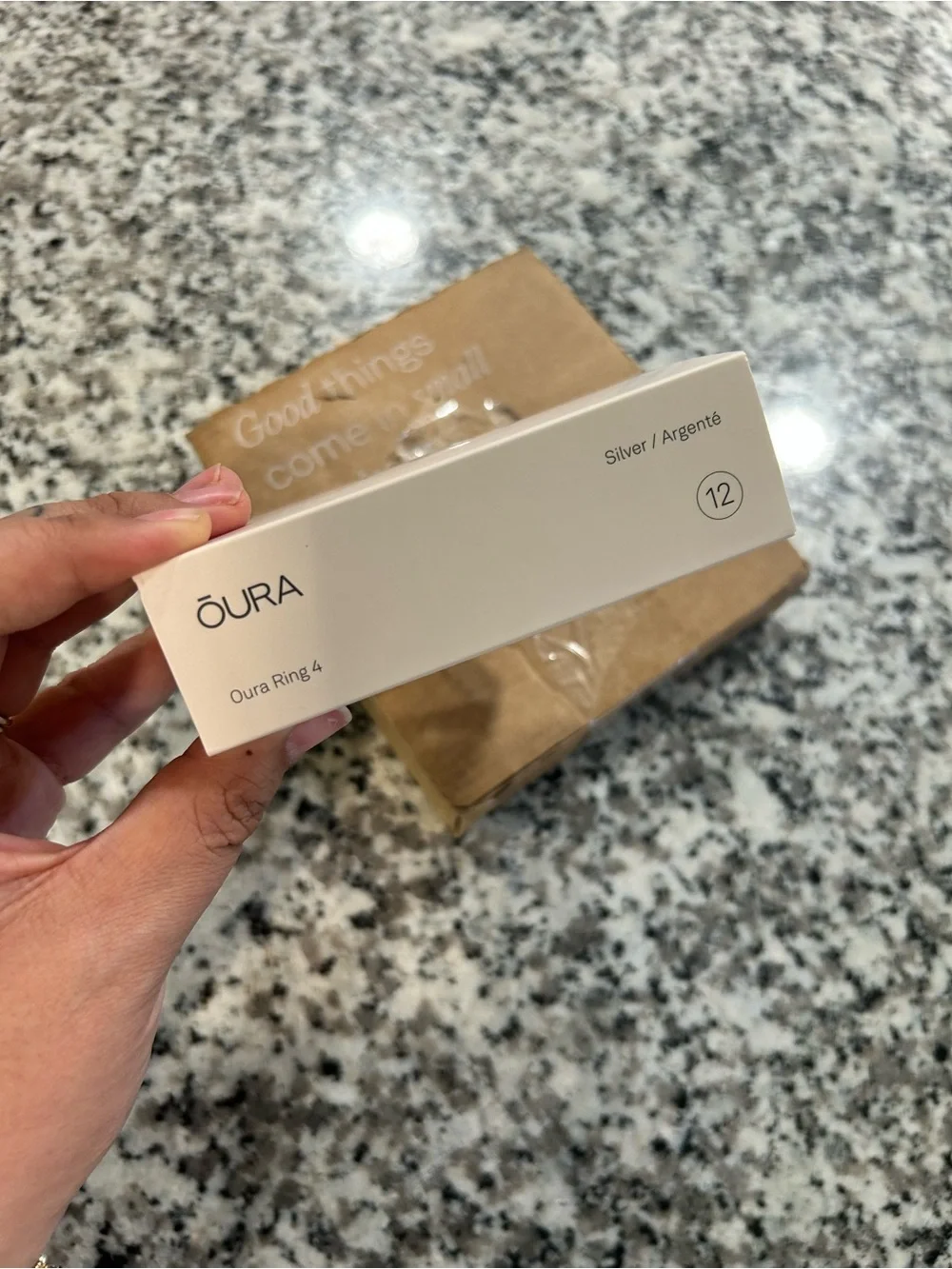 Oura ring gen 4 Silver size 12